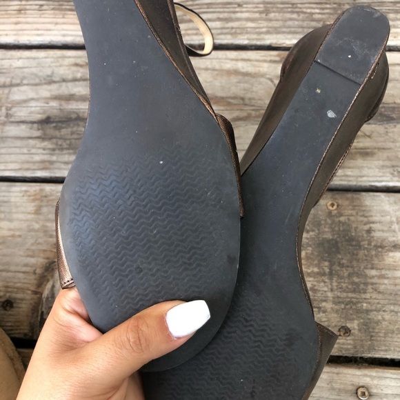 Bronze Brown Chadwicks Wedges - Picture 5 of 5